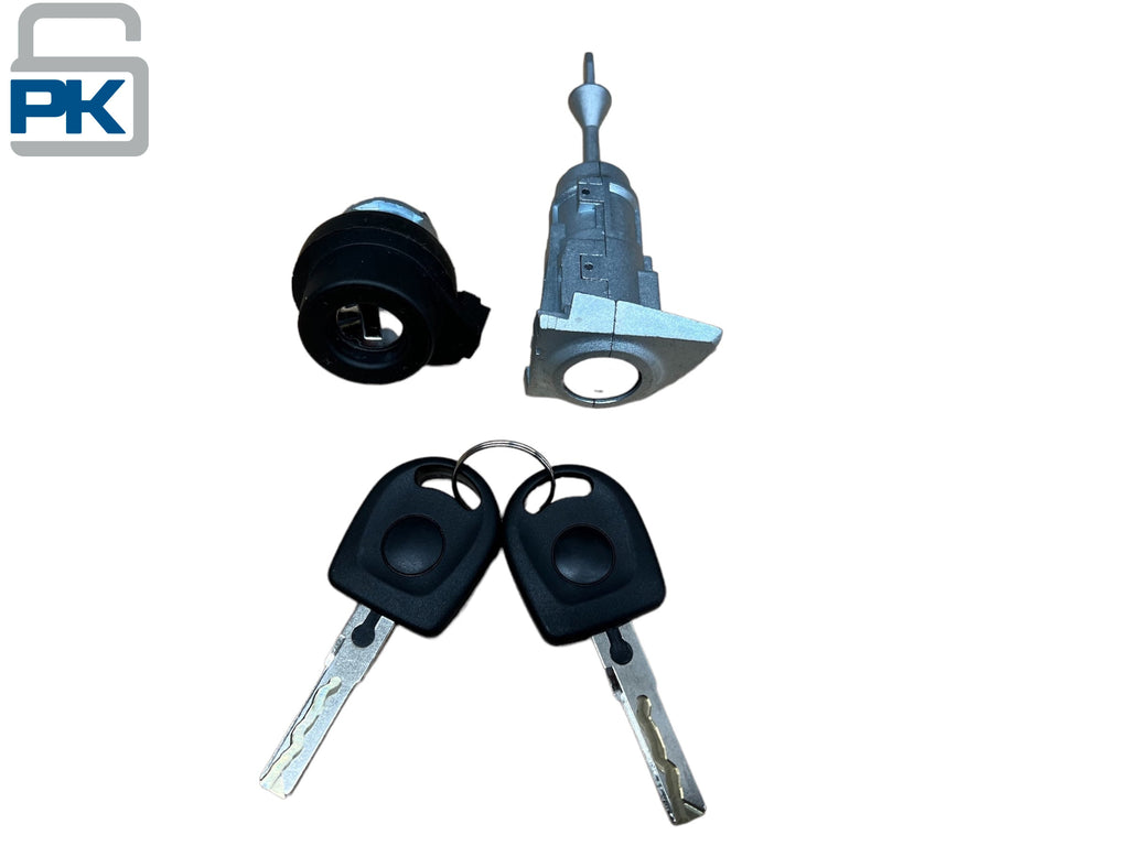 2012-2021 VW Passat Ignition & Driver Door Lock Cylinder Set 2 Keys New