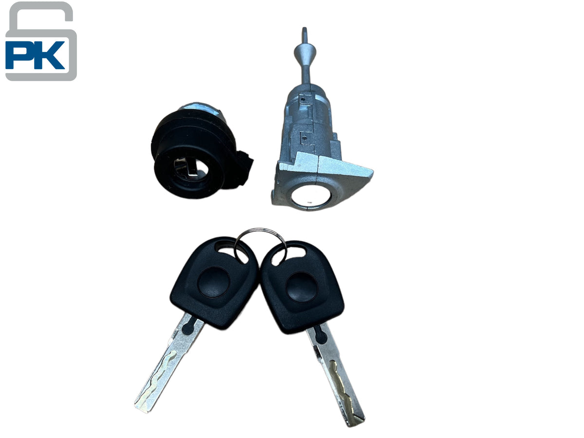 2012-2021 VW Passat Ignition & Driver Door Lock Cylinder Set 2 Keys New