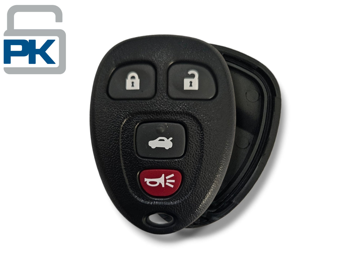 06-13 GM Keyless Entry Remote SHELL 4-Button PN: 20935331 / OUC60270 (Aftermarket)