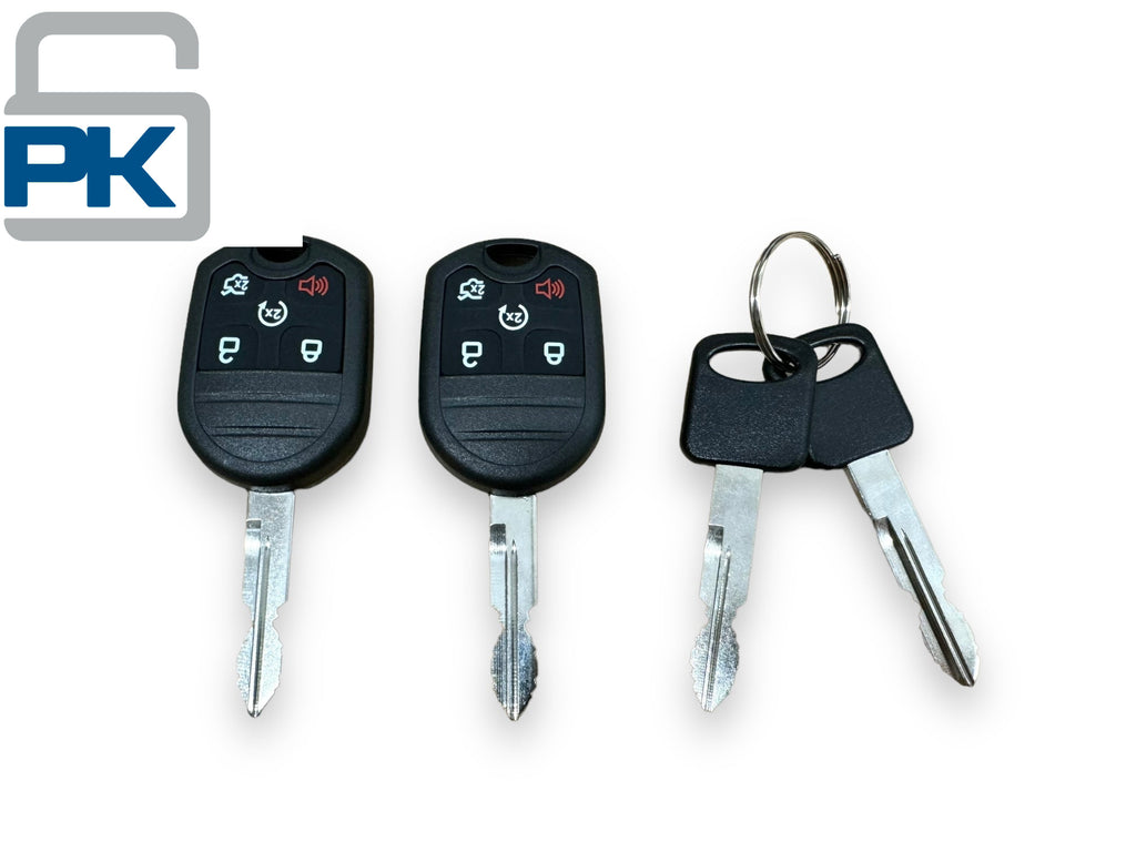 12-15 Explorer Expedition Flex Taurus Ignition Lock Cylinder With 2 Remote Keys New AU5Z-11582-B