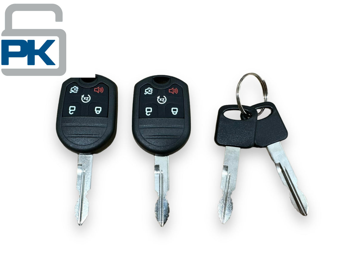 12-15 Explorer Expedition Flex Taurus Ignition Lock Cylinder With 2 Remote Keys New AU5Z-11582-B