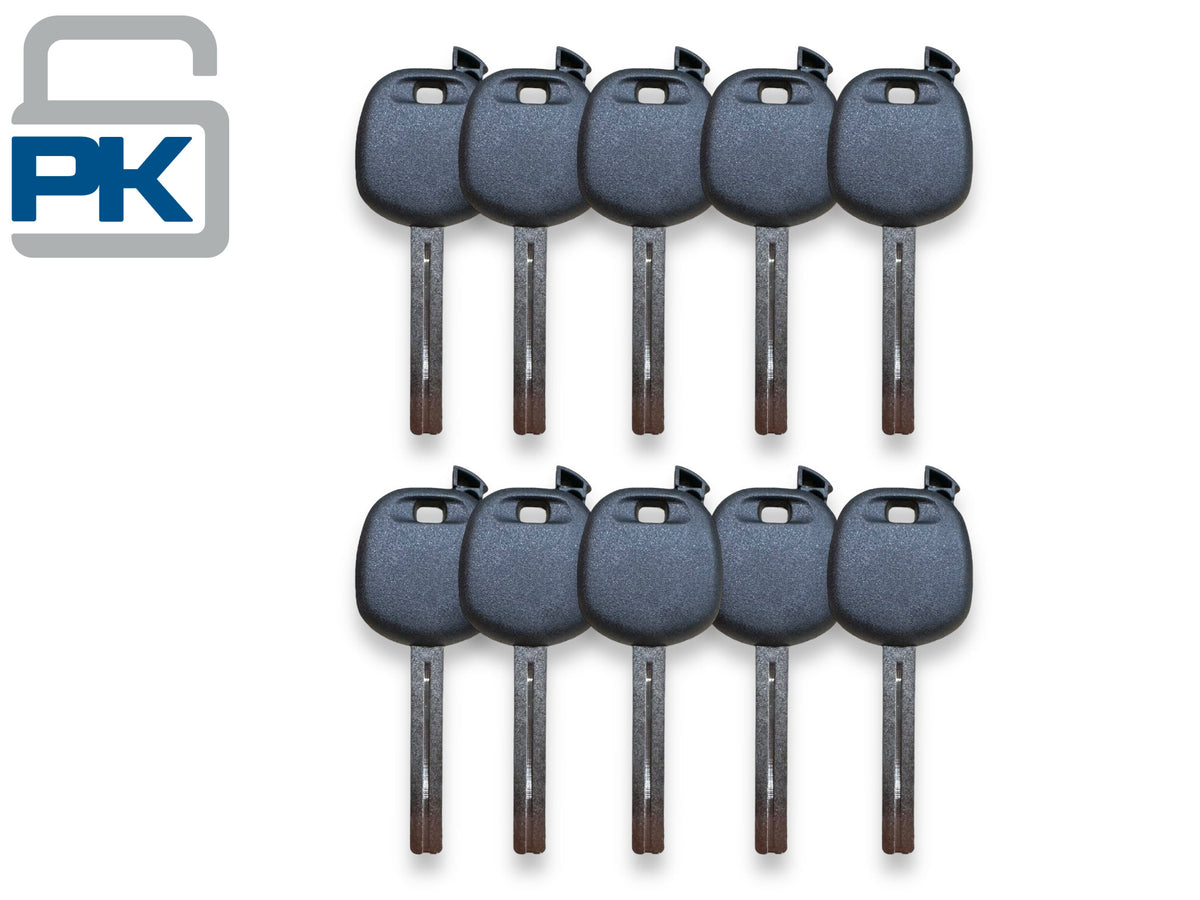 Transponder Key Shell No Chip For Lexus Keyway TOY40 LXP90 Long Blade New (10 Pack)
