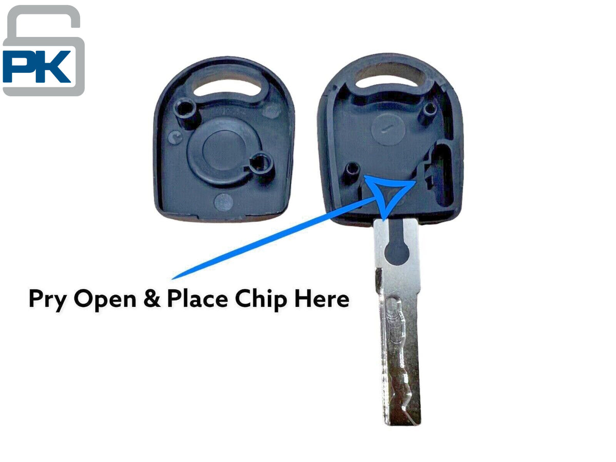 1998-2004 A6 Ignition Door & Trunk Lock Cylinder Set 2 Keys New