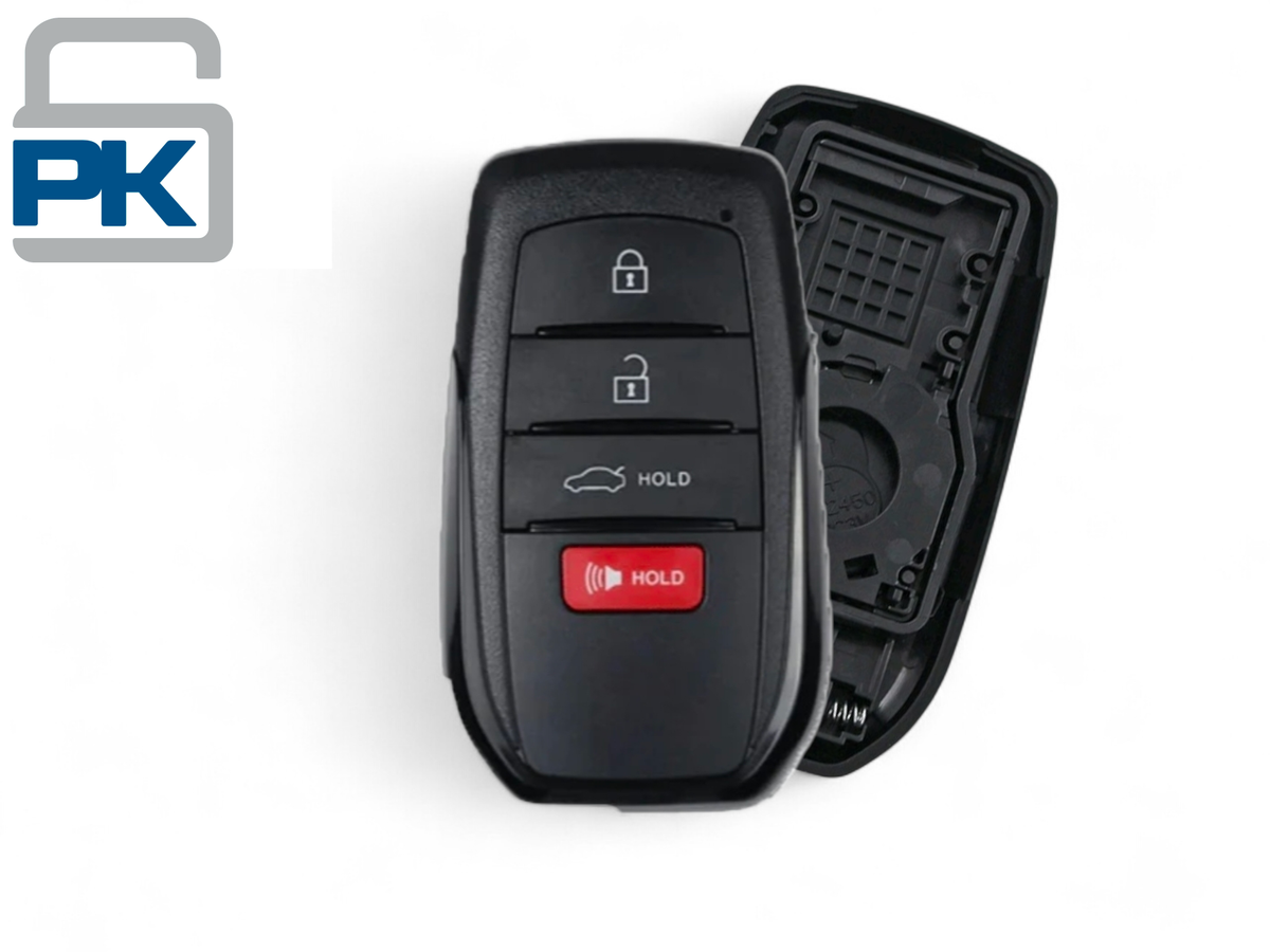 18-25 Toyota Camry Smart Key Shell 4-Button FCC: HYQ14FBX (Aftermarket)