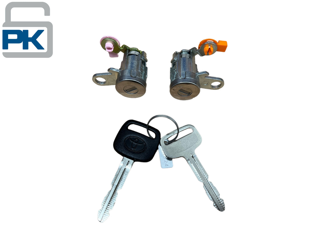 99-04 Toyota Tacoma Door Lock Cylinder Set 2 Keys New OEM