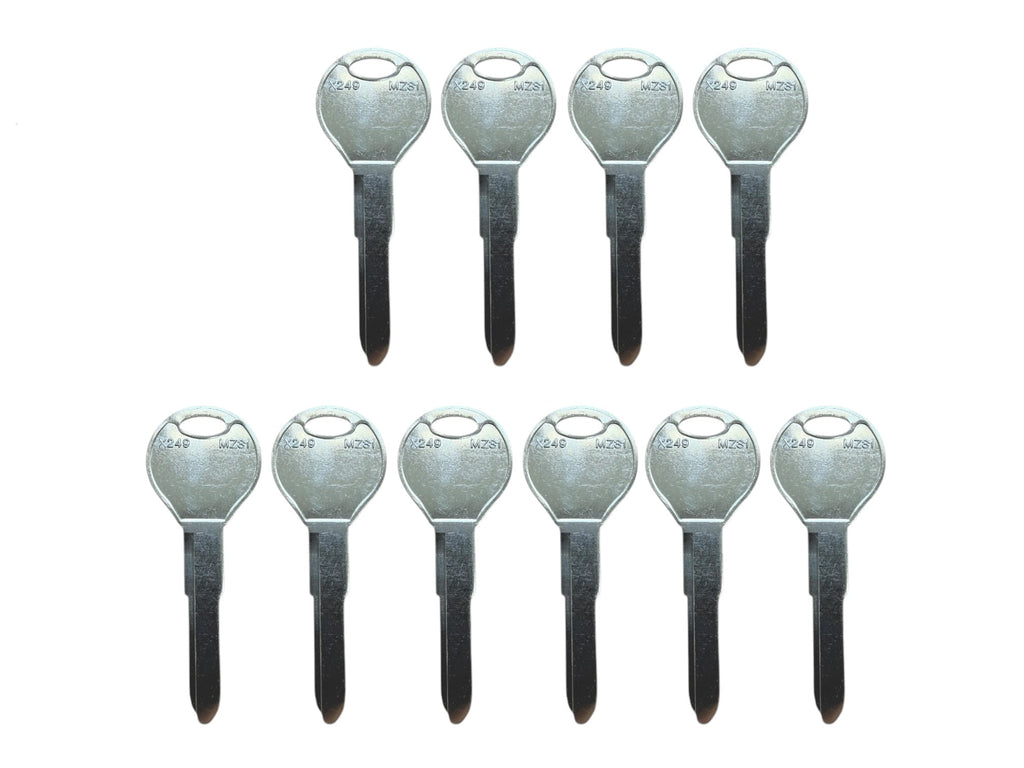MZ31 / MAZ24R / X249 - Metal Key Blank for Mazda (10 Keys) (Aftermarket)