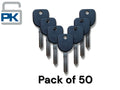 B111 / B111PT GM Transponder Key Without Shoulder (Chip 46 Circle+)(Aftermarket) (50 Pack)