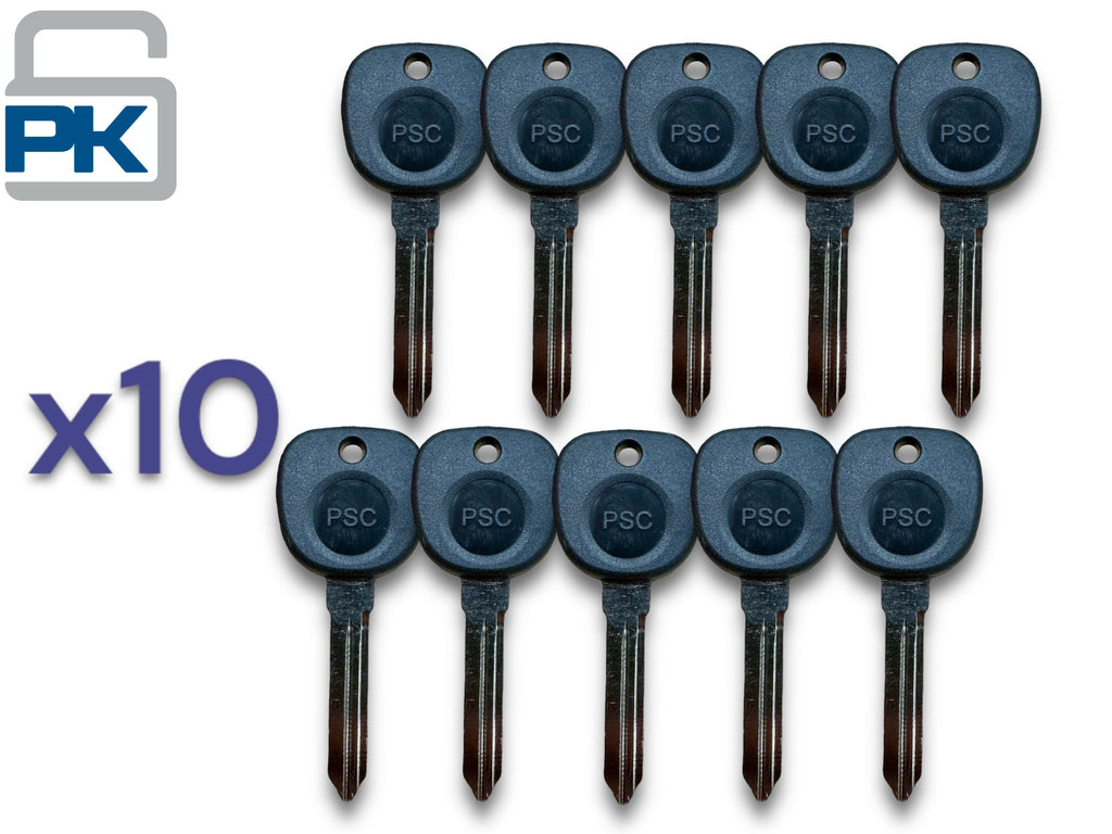 B96-P GM Saturn Key Blank Plastic Head P110 598007 (100 Pack)