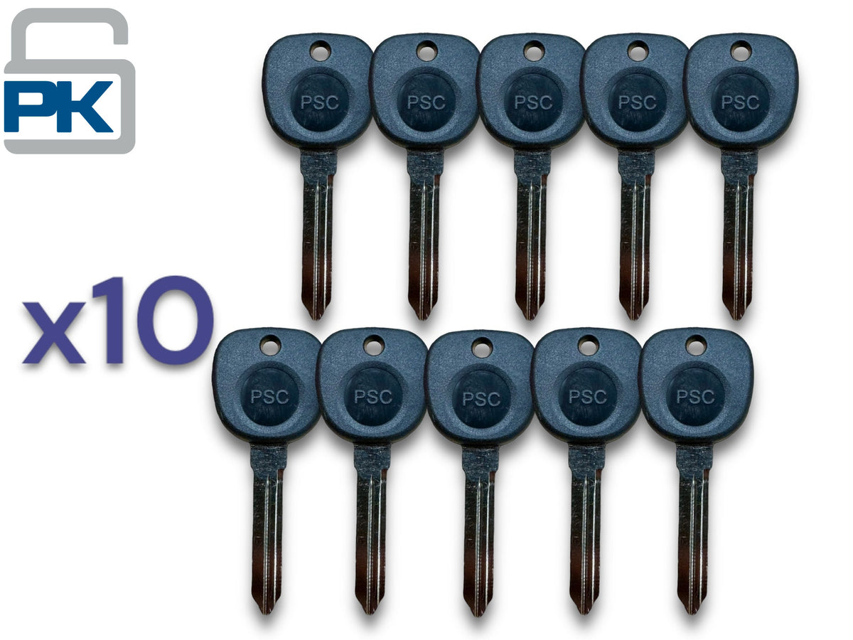 B96-P GM Saturn Key Blank Plastic Head P110 598007 (100 Pack)