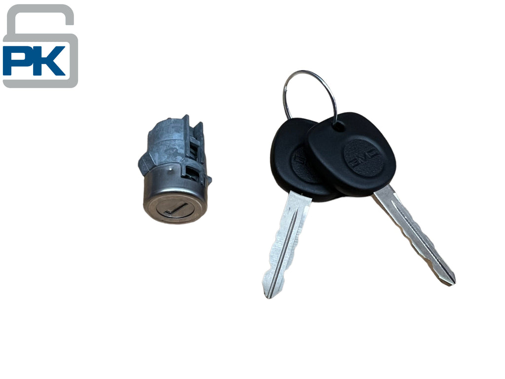 1999-2000 Silverado Tahoe 1997-2004 Corvette Door Lock Cylinder 2 Keys New OEM