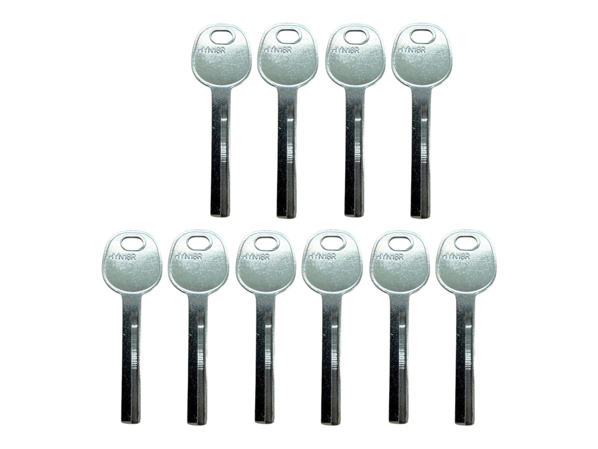 HY18R - Hyundai Metal Key Blank (Aftermarket) (10 Pack)