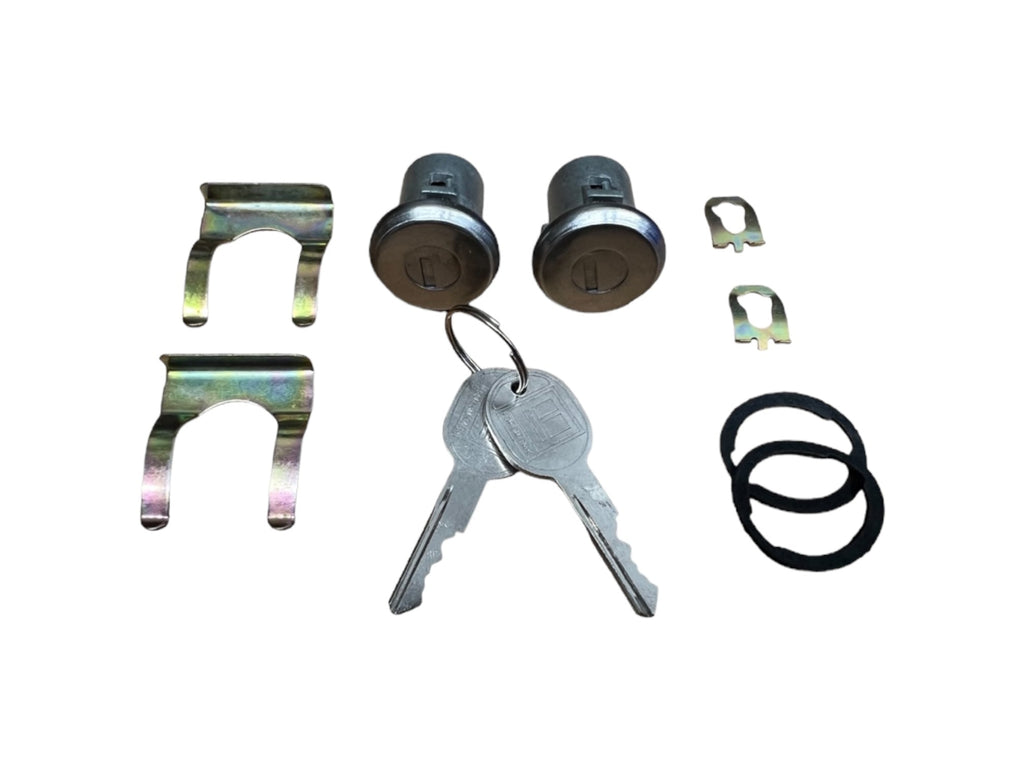 1967-1987 GM Pickup C10 K10 Series Door Lock Set 2 Keys New