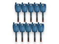 SIP22 Transponder Key Shell For Fiat Dodge Jeep (10 Pack)