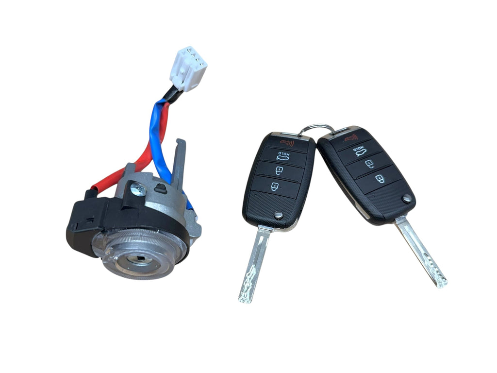 14-17 Kia Rio Ignition Lock Cylinder With 2 Remote Keys New 81900-1WK00