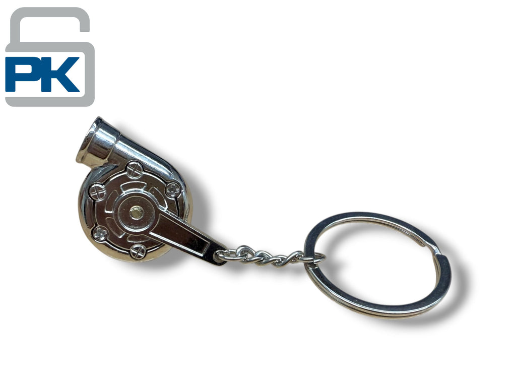 Turbo Key Chain - Silver
