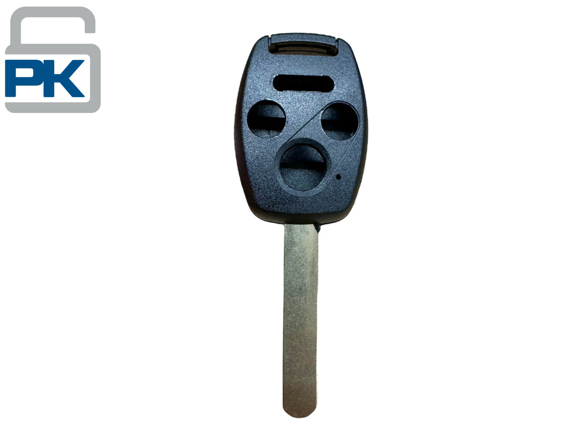 06-14 Honda Remote Head Key SHELL 4-Button MLBHLIK-1T / KR55WK49308 (No Chip Slot) (Aftermarket)