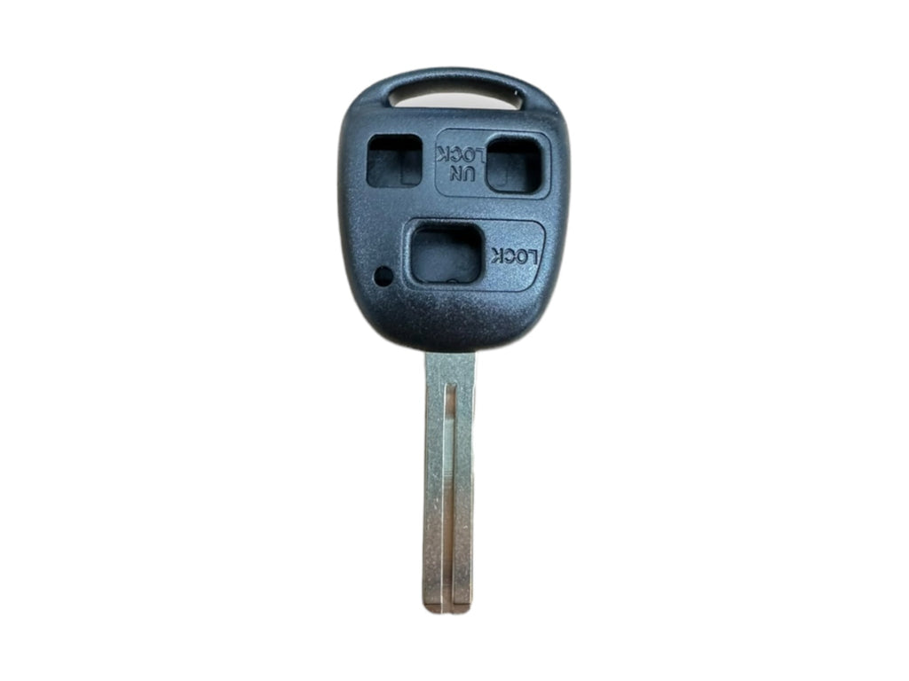 1998-2008 Lexus 3-Button Remote Head Key Shell LX90 Short Blade