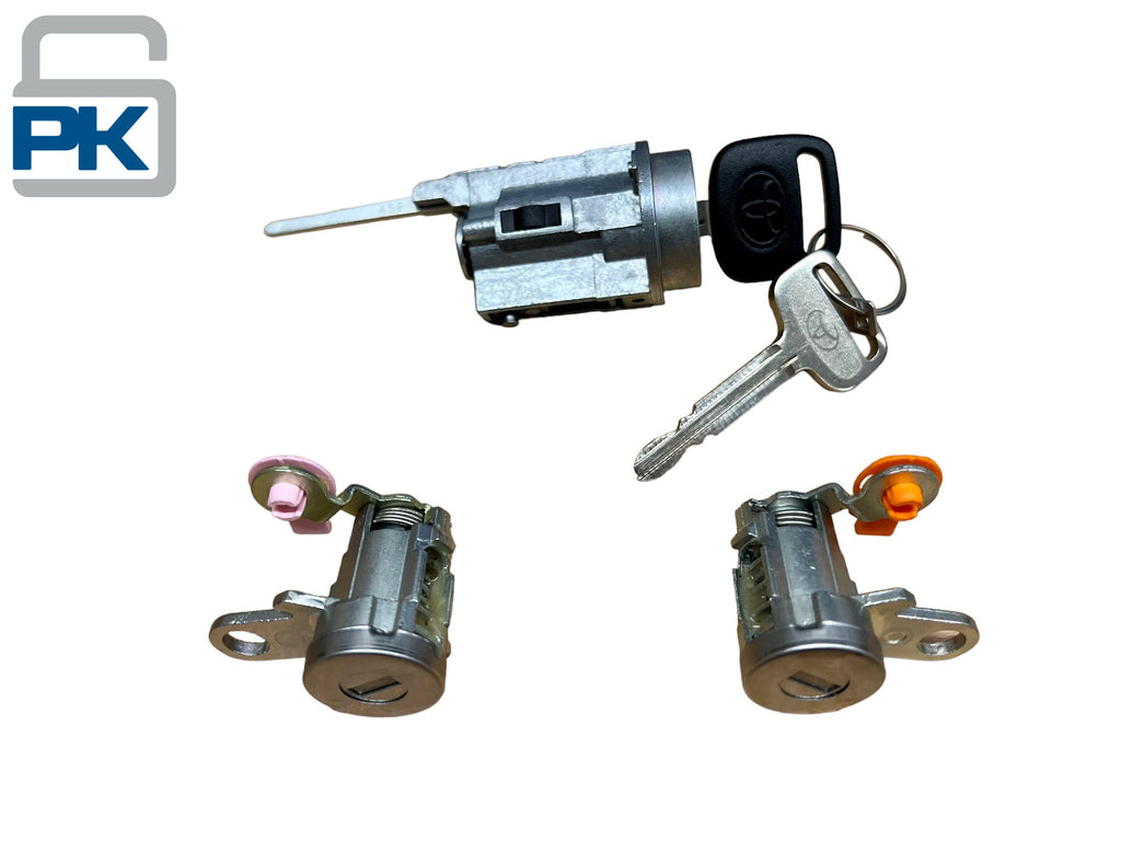 95-04 Toyota Tacoma Ignition & Door Lock Set 2 Keys Matched (OEM)
