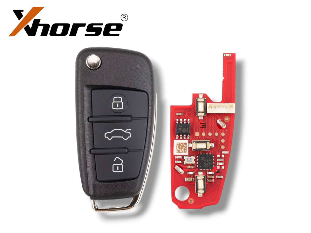 Xhorse - XKA620EN - Audi Style 3-Button Universal Remote 2nd Generation (Red Board)