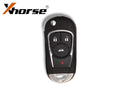 Xhorse Universal Flip Key Remote Buick Style 4-Button Wired XKBU02EN