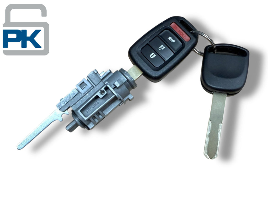 13-17 Accord 14-21 Civic Ignition Lock Cylinder With 2 Keys Shells