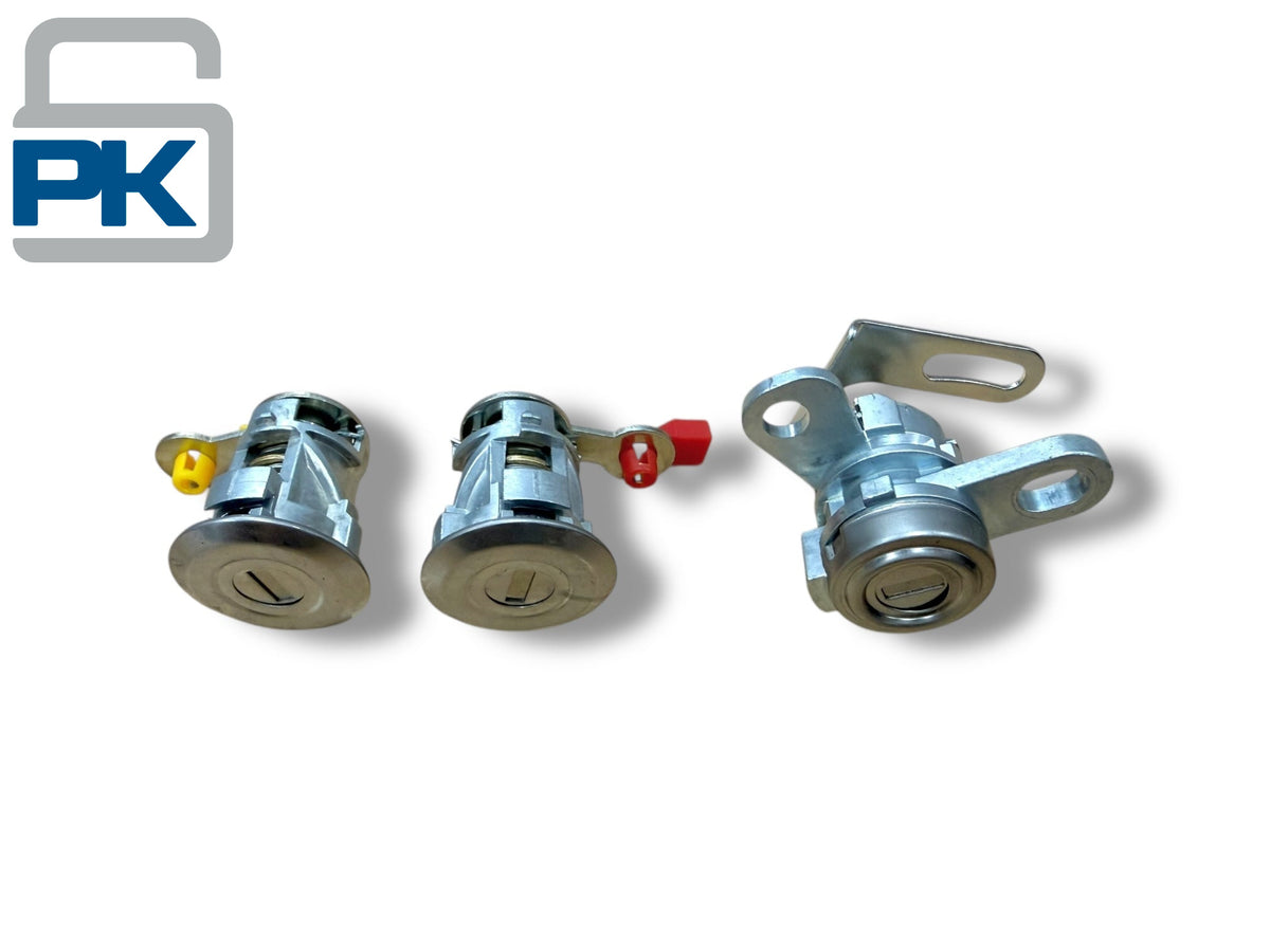 99-04 Nissan Frontier Ignition Door & Tailgate Lock Cylinder Set (Keyed Alike)