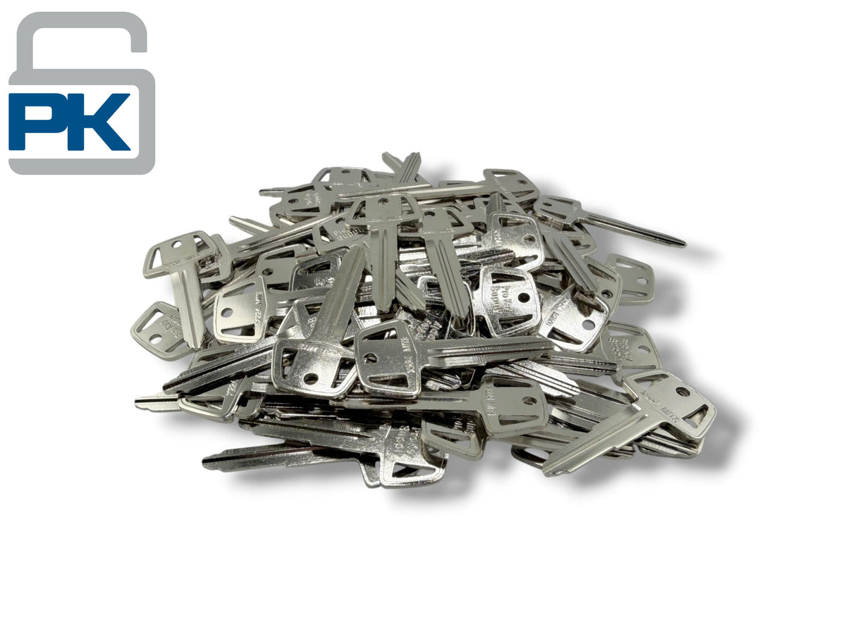 MIT3 / X224 Mitsubishi Metal Key Blank (Aftermarket) (50 Pack)
