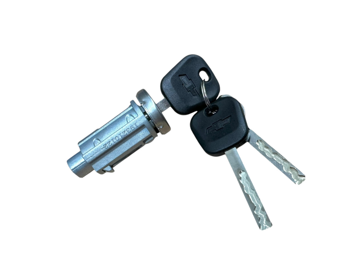 20-23 GM Colorado Silverado Sierra Ignition Lock Cylinder With 2 Chip Keys PN: 13528553 (Aftermarket)