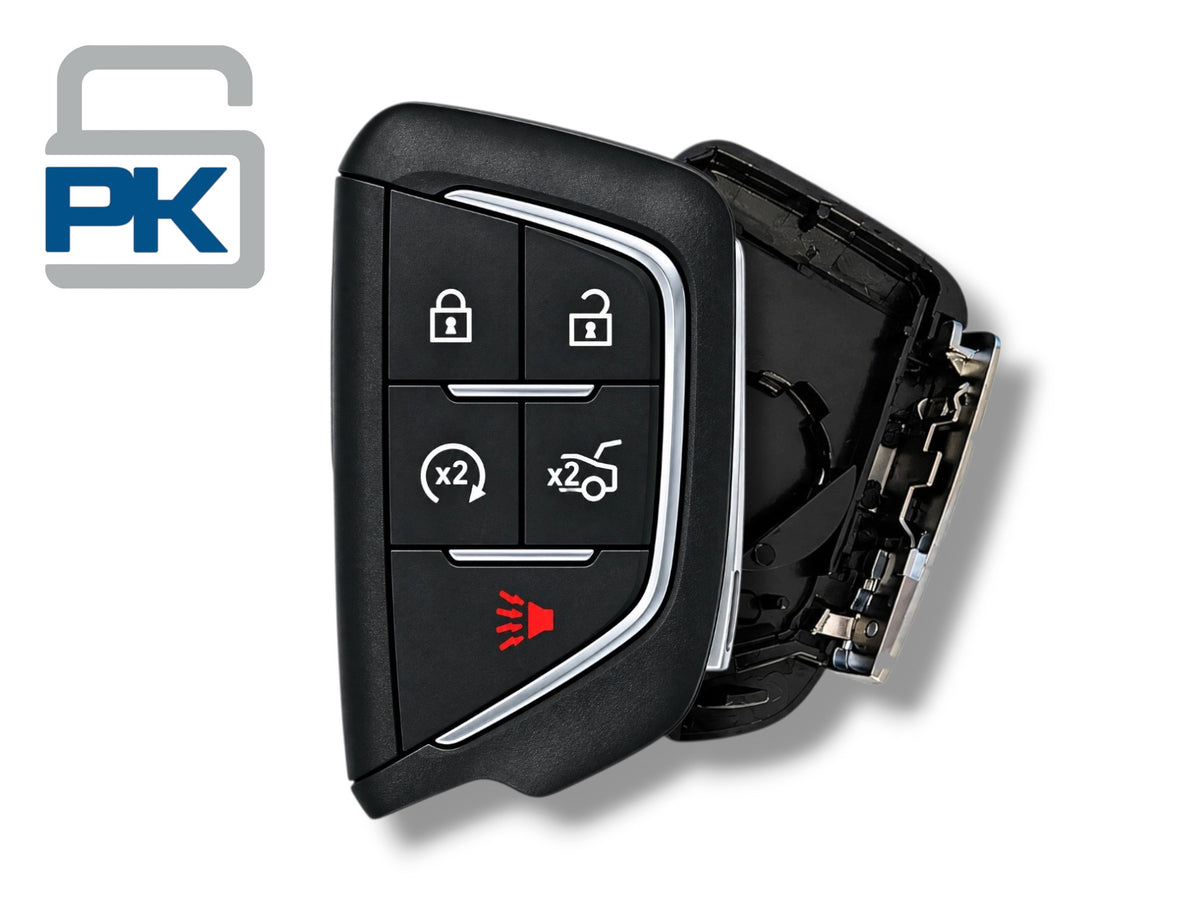 20-24 Cadillac CT4 CT5 Smart Key SHELL 5-Button PN: 13538860 / YG0G20TB1 (Aftermarket)