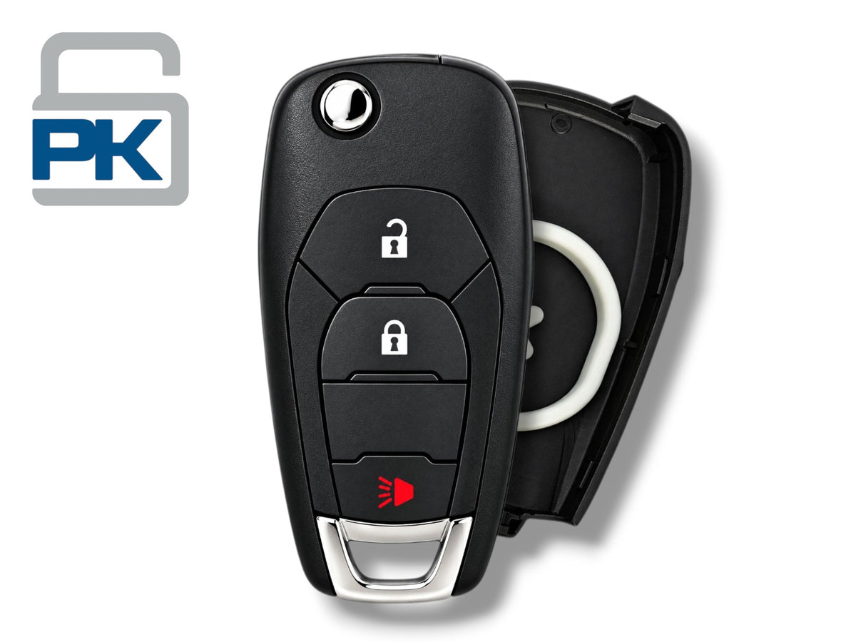 19-22 Chevrolet Flip Key SHELL 3-Button PN: 13522783 / LXP-T003 (Aftermarket)